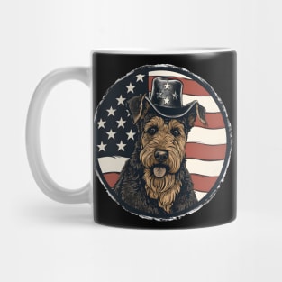 Patriotic Welsh Terrier Mug